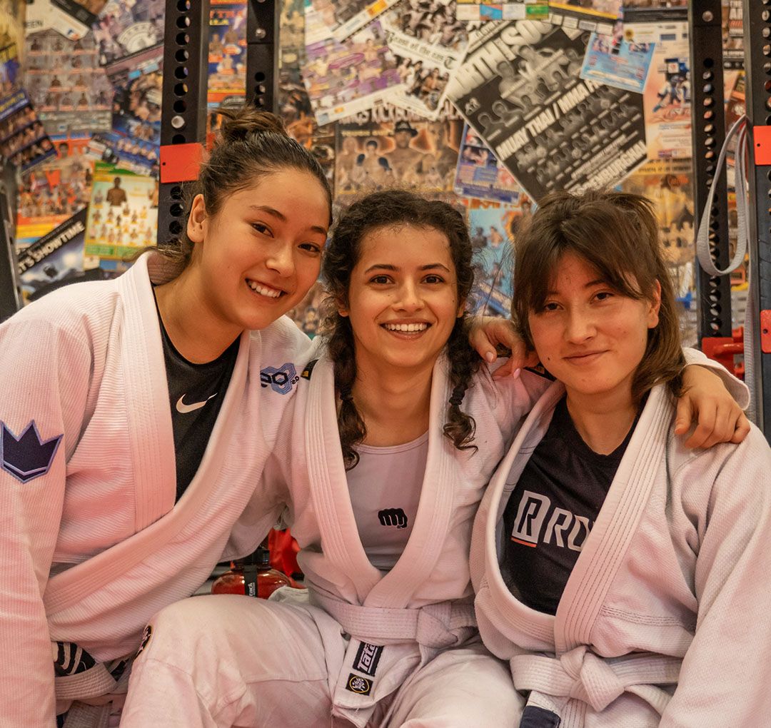 Dames lessen BJJ